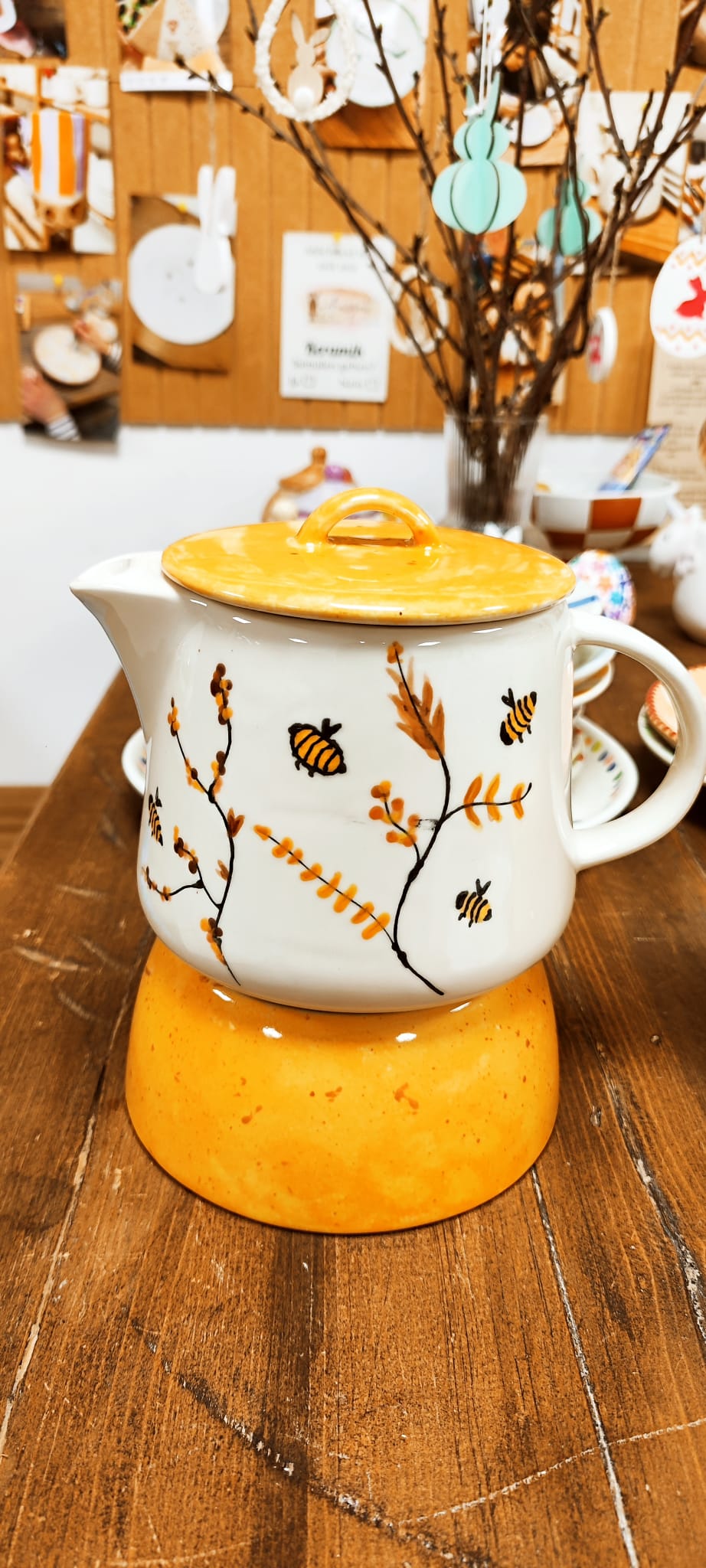Selbst bemalte Spardose aus dem Malatelier Auszeit in Gronau