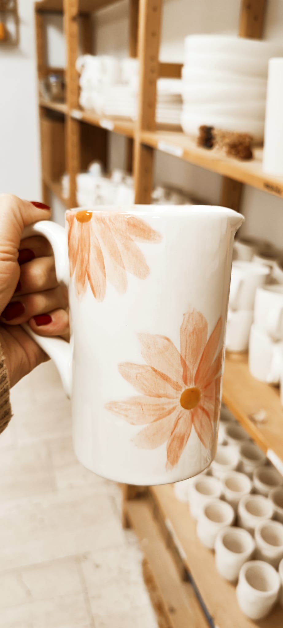 Selbst bemalte Spardose aus dem Malatelier Auszeit in Gronau