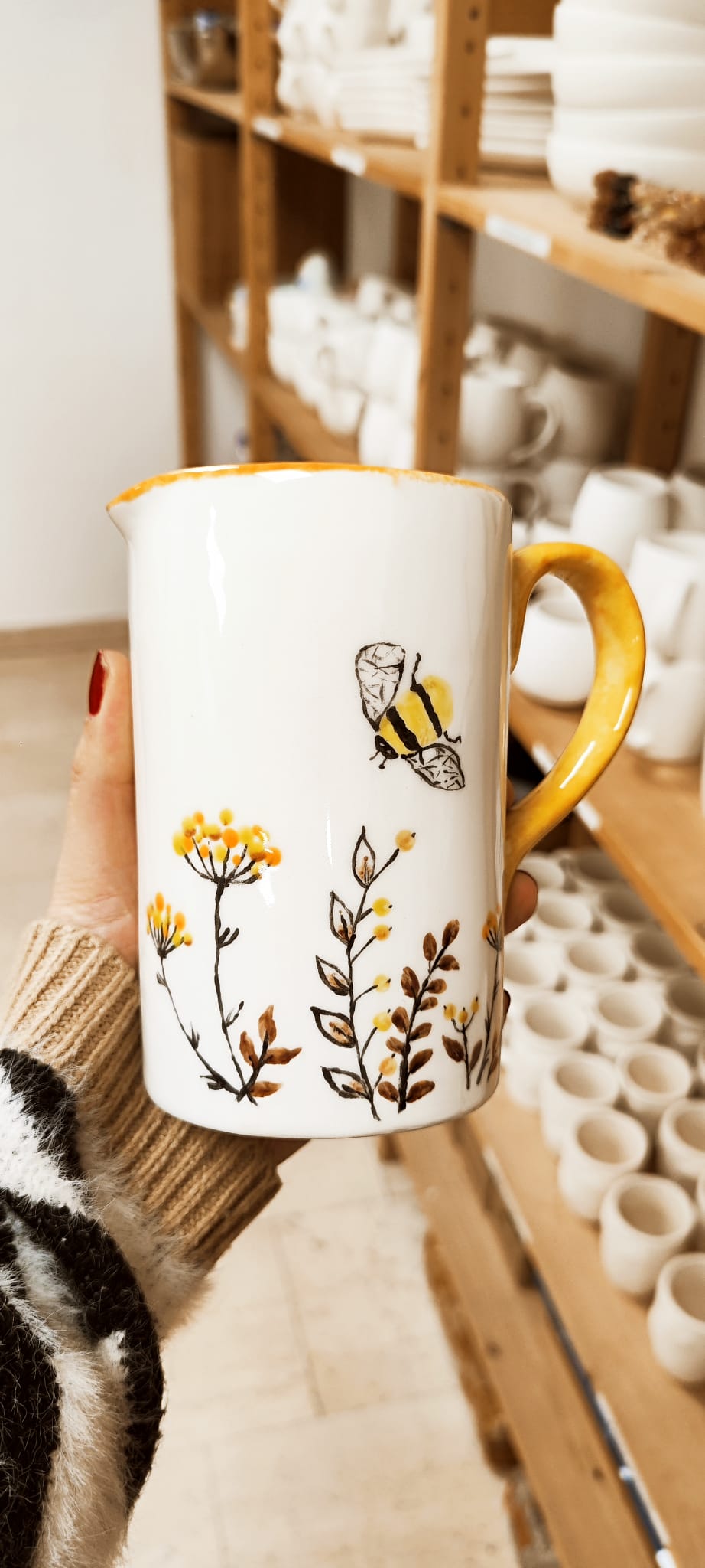 Selbst bemalte Spardose aus dem Malatelier Auszeit in Gronau